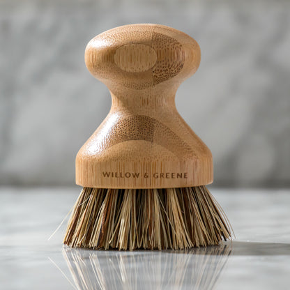 Bamboo dish brush eco friendly alternative to plastic dish brush