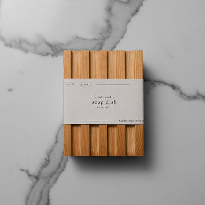 Cedarwood Soap Dish